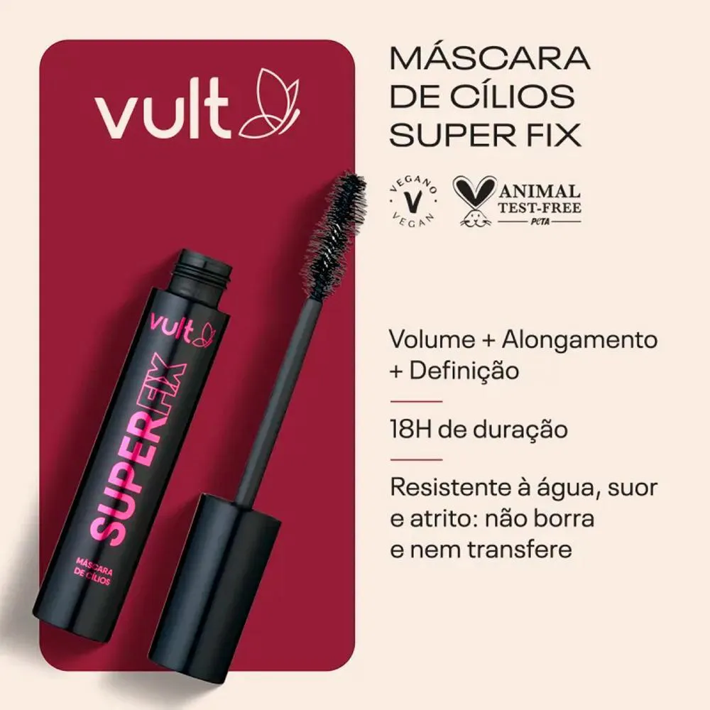 Vult Super Fix Mascara De Cilios 10g