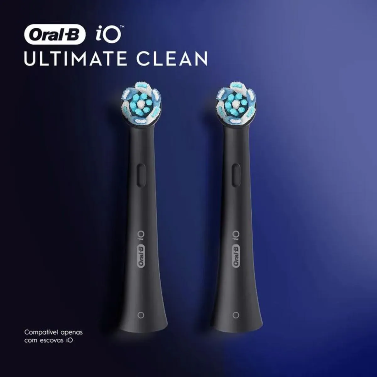 Refil Escova Elétrica Ultimate Clean Io Black 2un - Oral-b