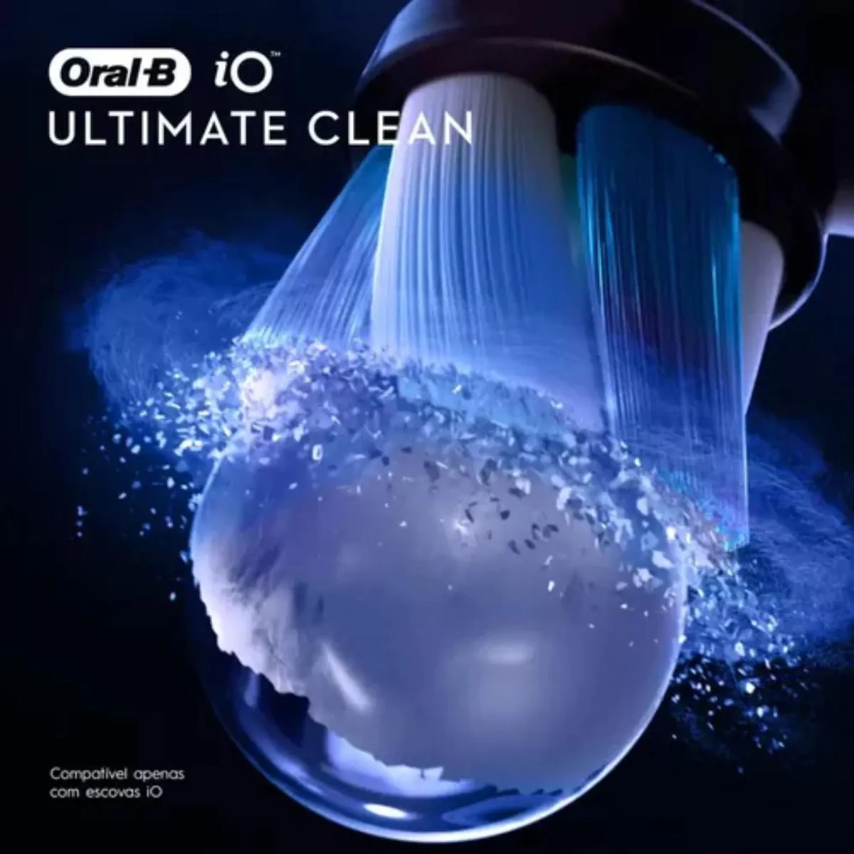 Refil Escova Elétrica Ultimate Clean Io Black 2un - Oral-b