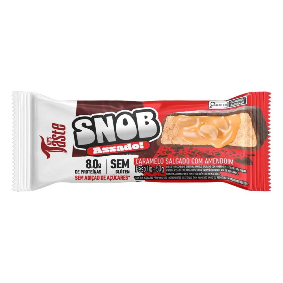 Taste Cookie Bar -Caramelo Salgado C/ Amendoim(50G)