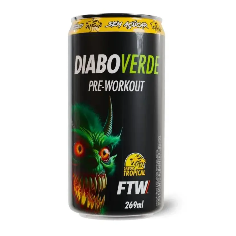 Diabo Verde Pré-workout (269ml) - Sabor: Tropical