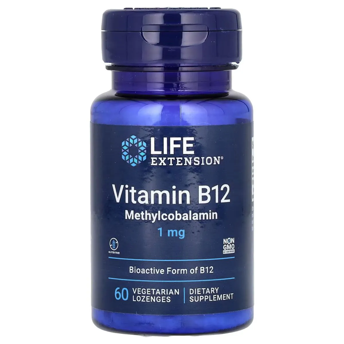 Vitamina B12 Metilcobalamina 1Mg (60 Vcaps) Life Extension