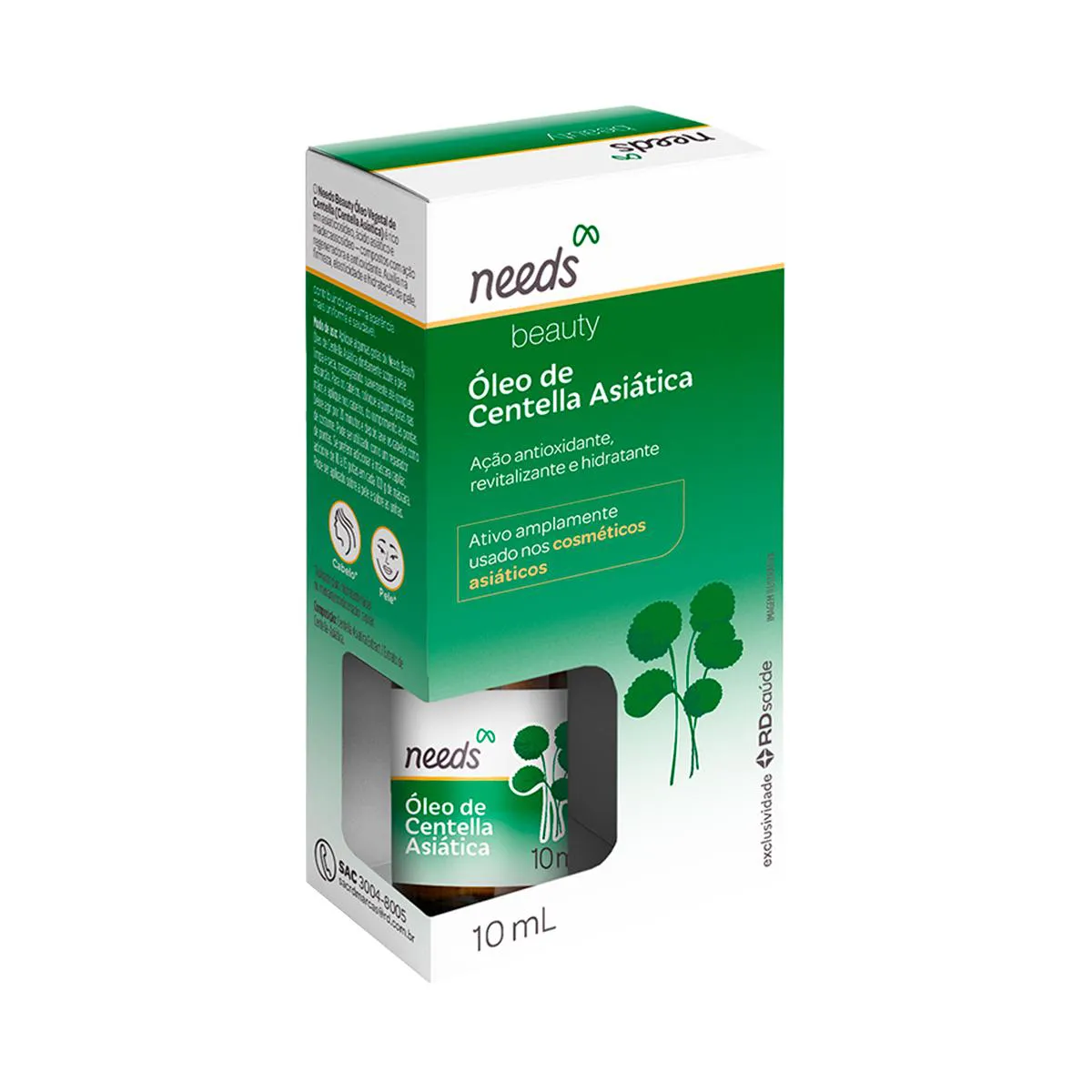 Óleo de Centella Asiática Needs Beauty 10ml