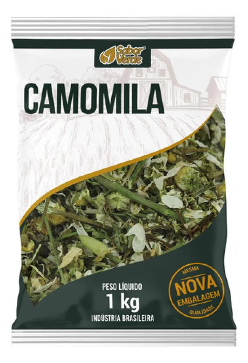 Camomila Egipcia 1Kg - Sabor Verde