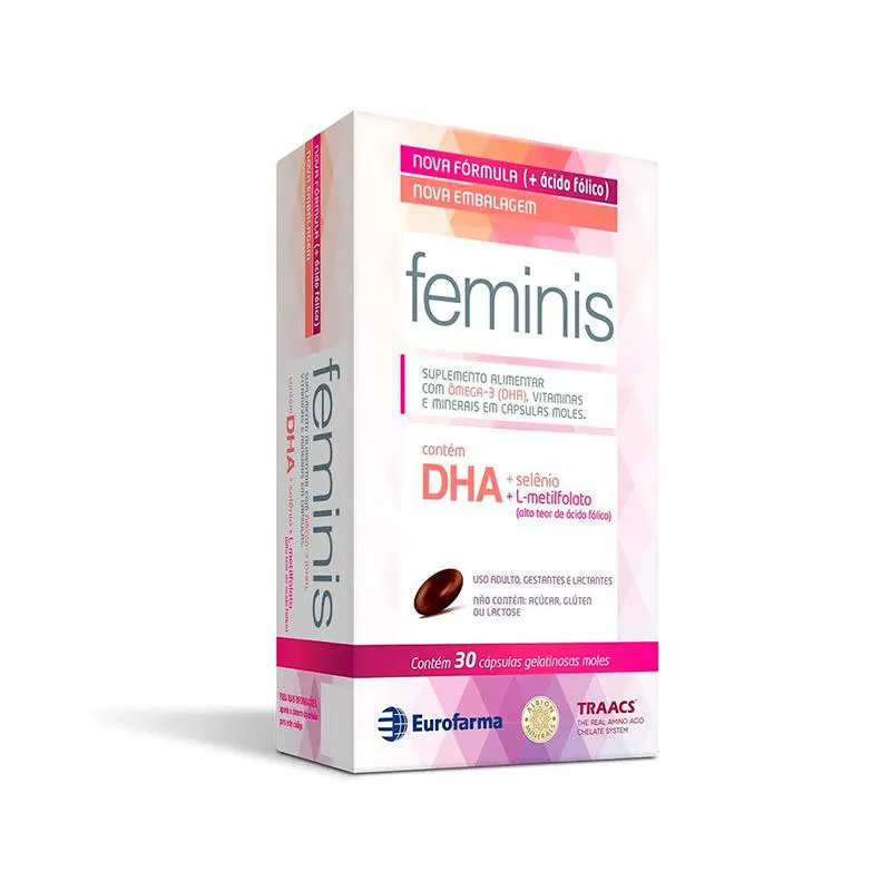 Suplemento Alimentar Feminis 30 cápsulas - Eurofarma