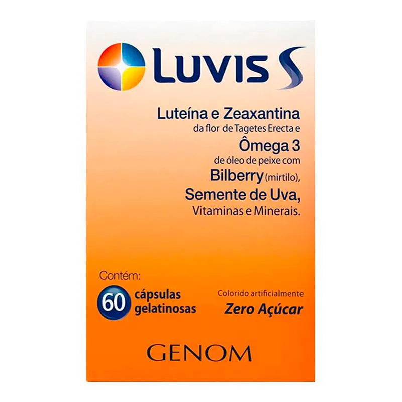 Suplemento Alimentar Luvis S 60 cápsulas - Genom