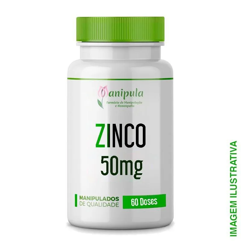 Zinco 50mg - 60 cápsulas
