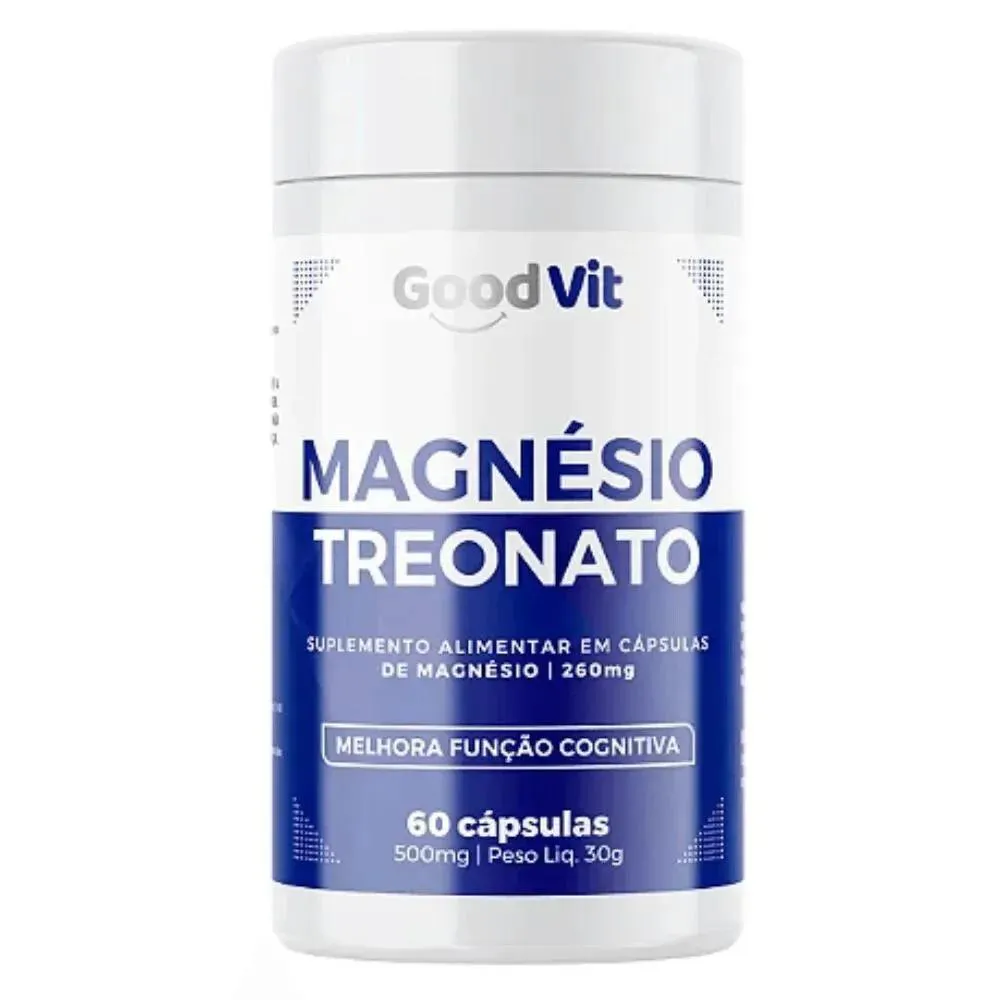 Magnésio Treonato 60Cáps - Good Vit