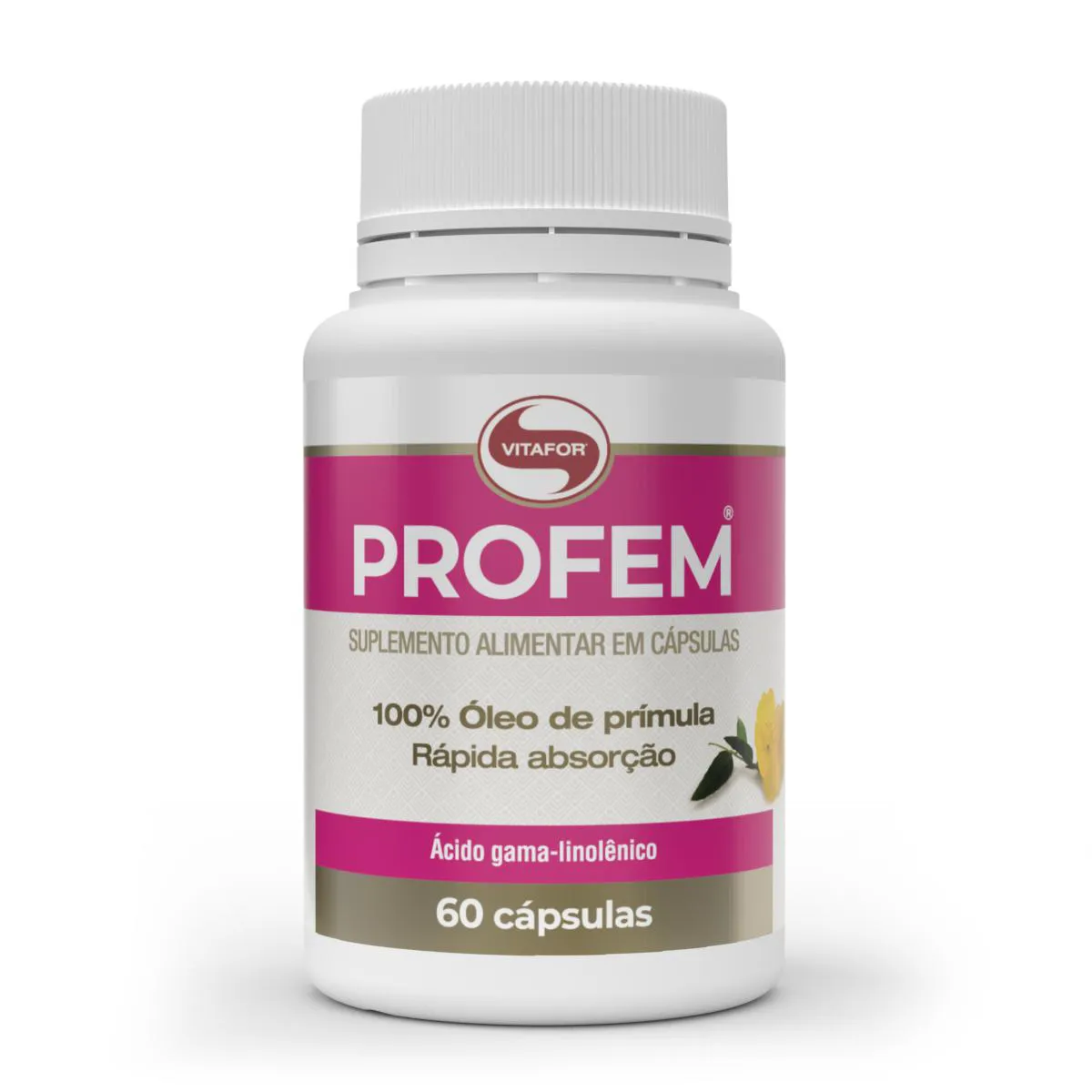 Oleo de Primula Profem 500Mg 60 Caps Vitafor