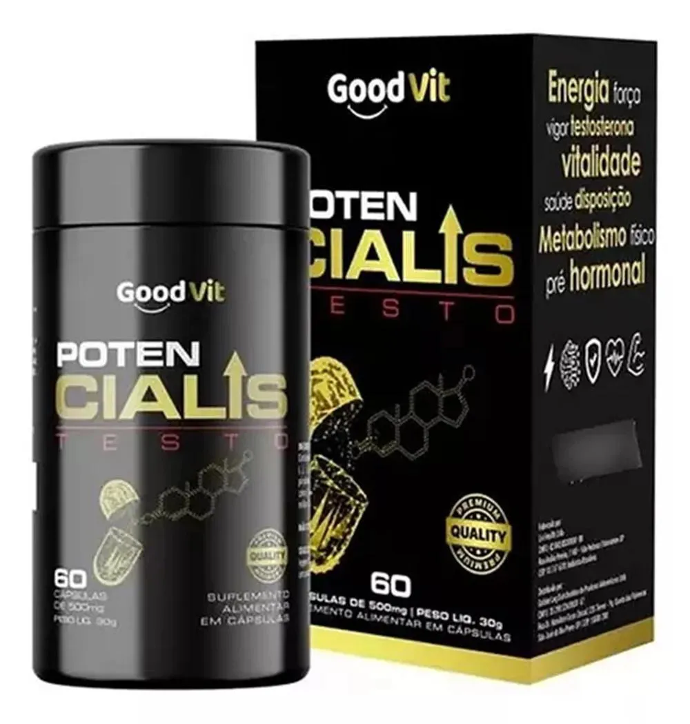 Potencials Testo 500mg 60cáps - Good Vit