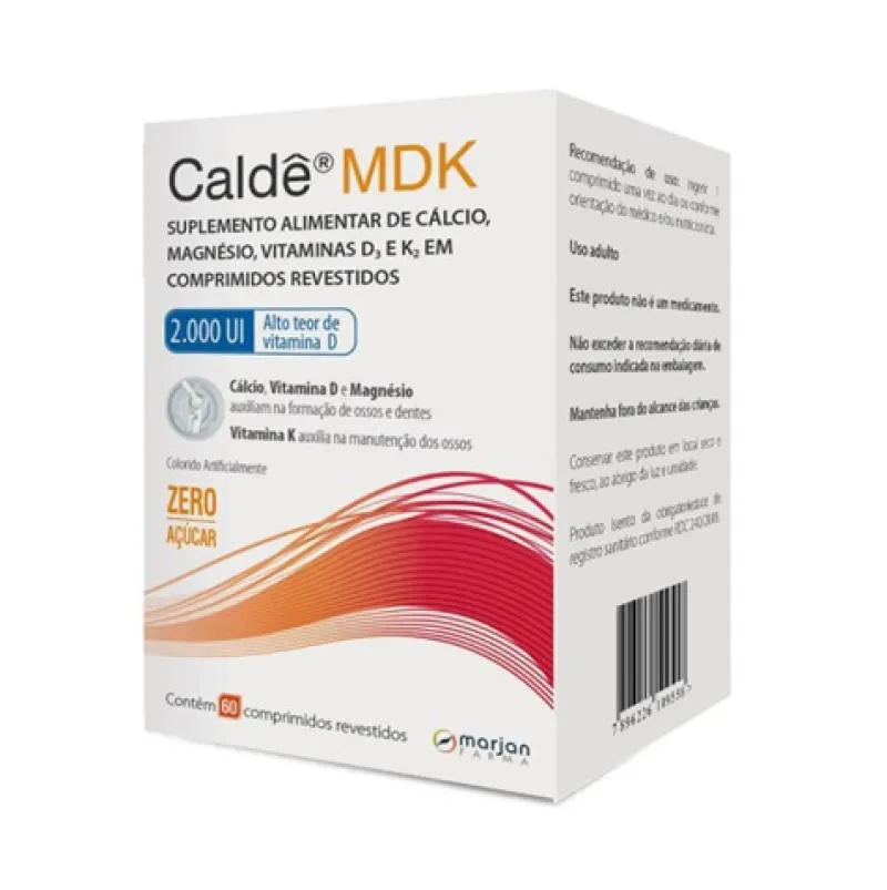 Caldê Mdk 2.000Ui Suplemento Alimentar 60Cpr