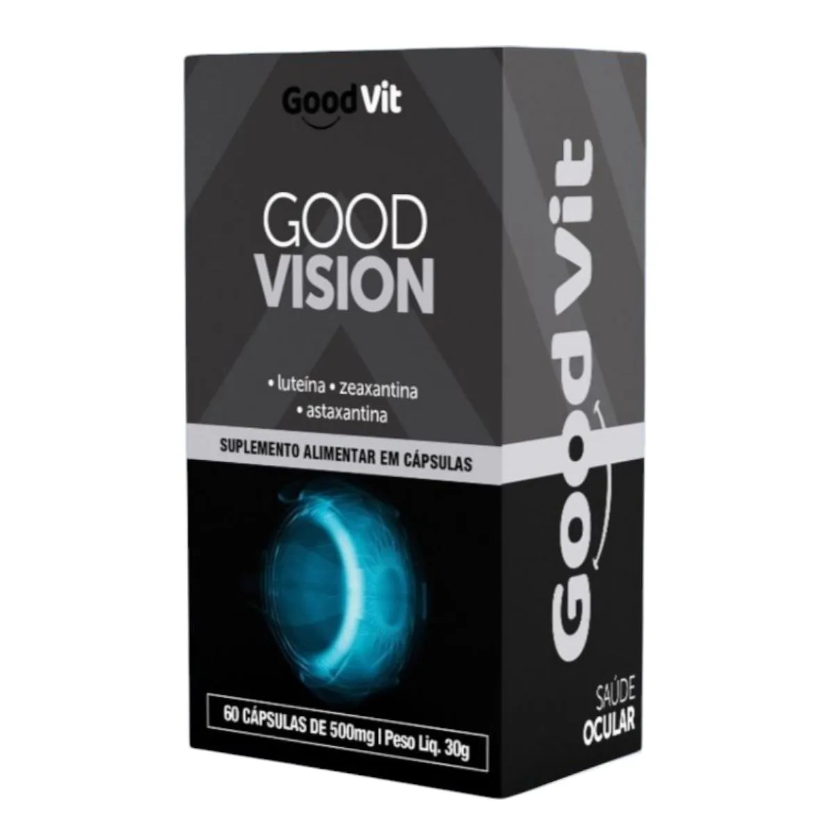 Good Vision 60 Cáps Suplemento com Luteína, Zeaxantina, Astaxantina e Vitamina a