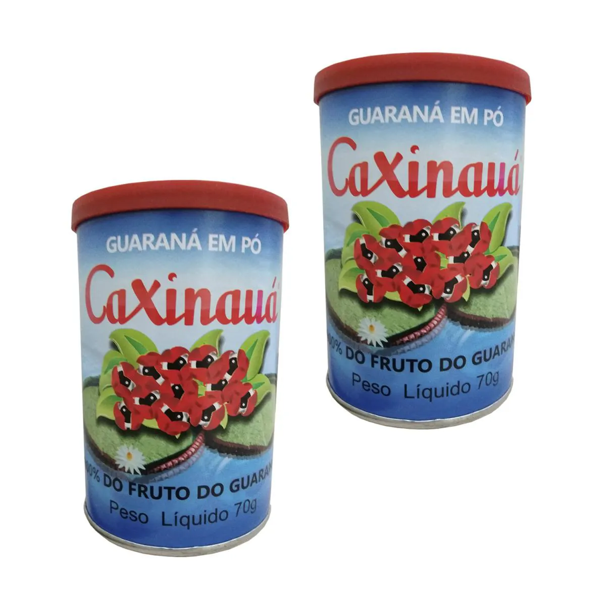 Kit 2Un Guaraná em Pó 70G