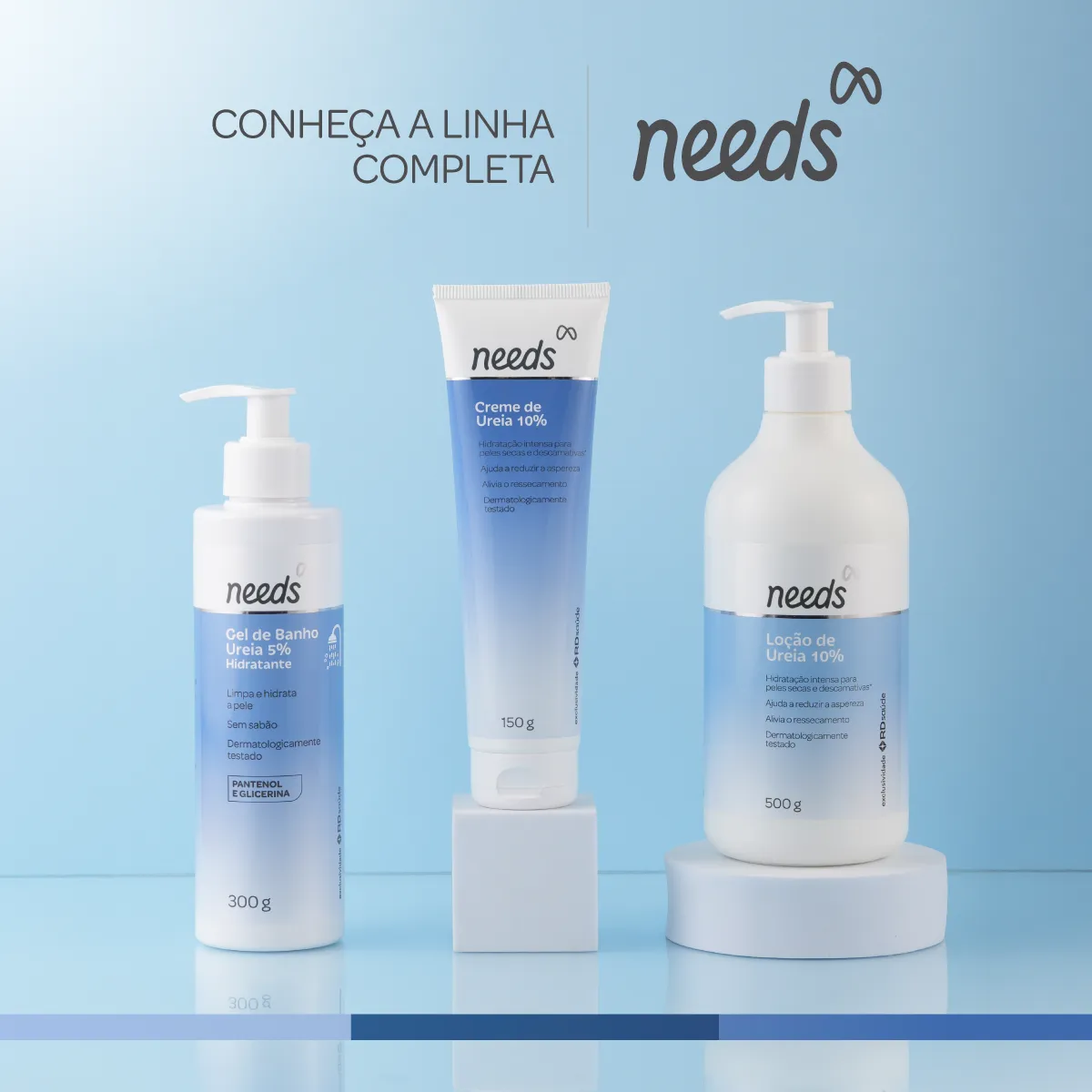 Gel de Banho Hidratante Needs Ureia 5% 300g