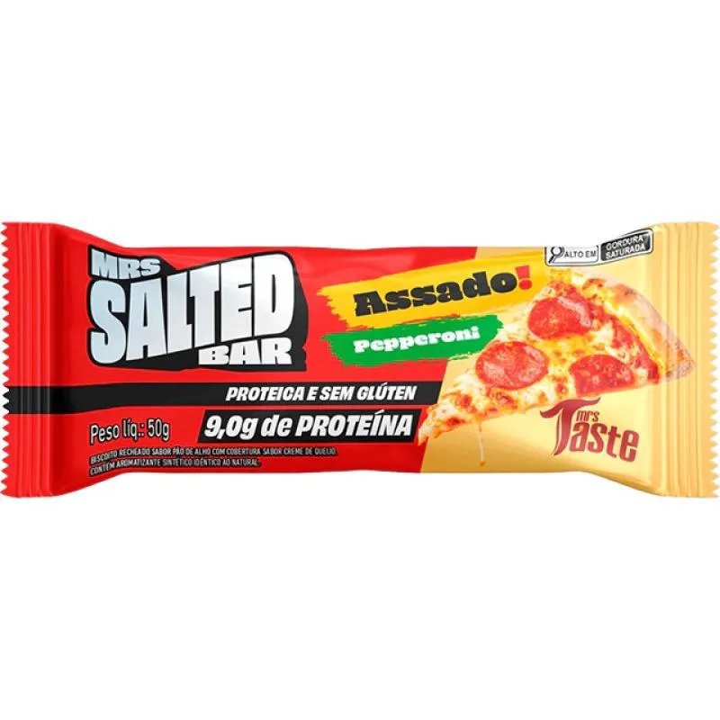 Mrs. Salted Bar (50G) - Sabor: Pepperoni