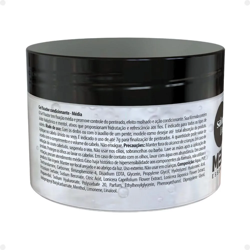 Gel Fixador Salon Line Men Essence Fixação Média Aspecto Molhado 300g