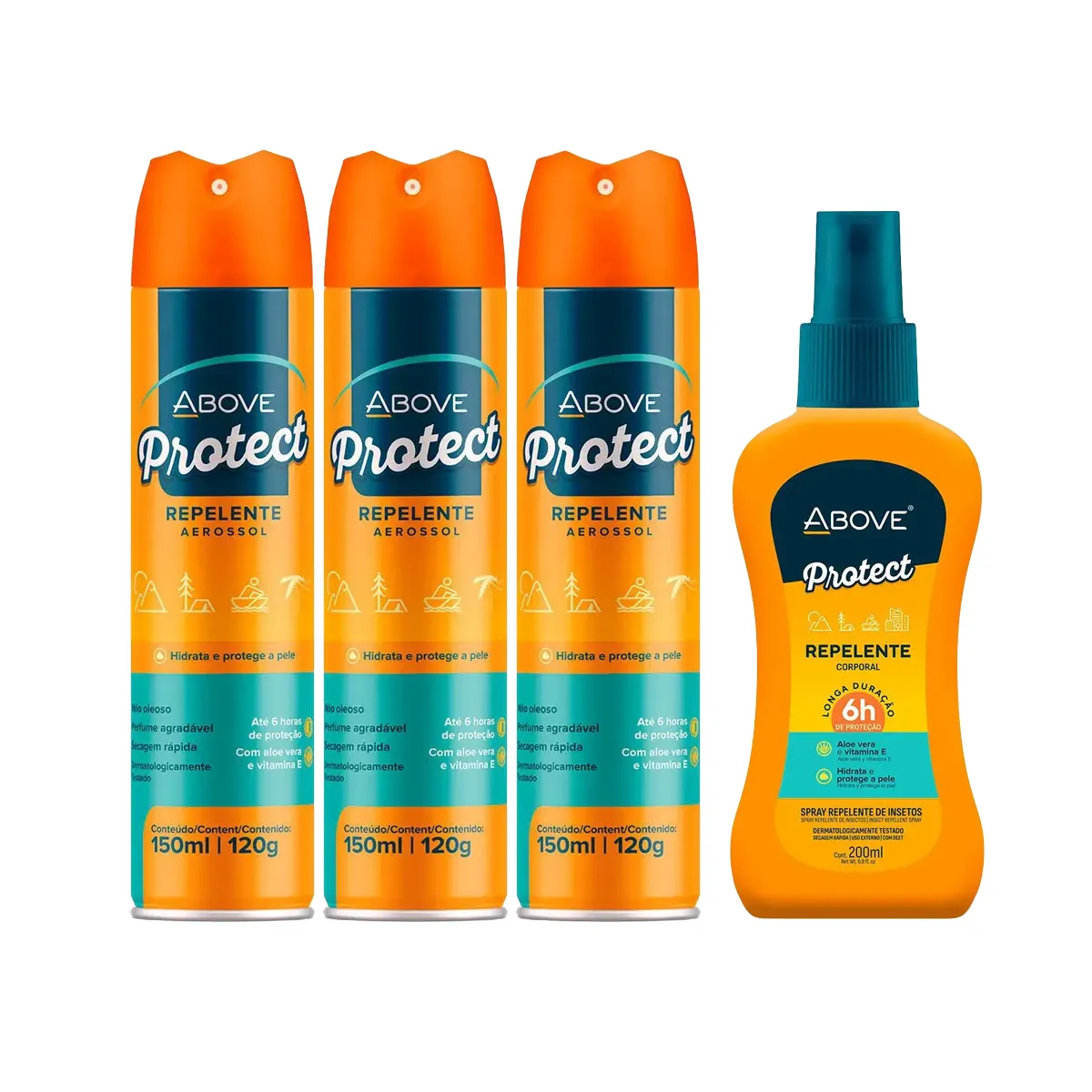 Repelente de Insetos Above Protect spray 200ml