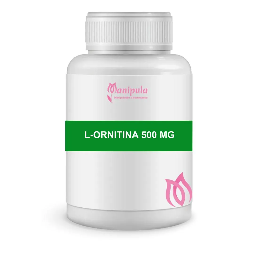 L-ornitina 500 Mg - Suporte Hepático e Detox Natural | 60 Doses
