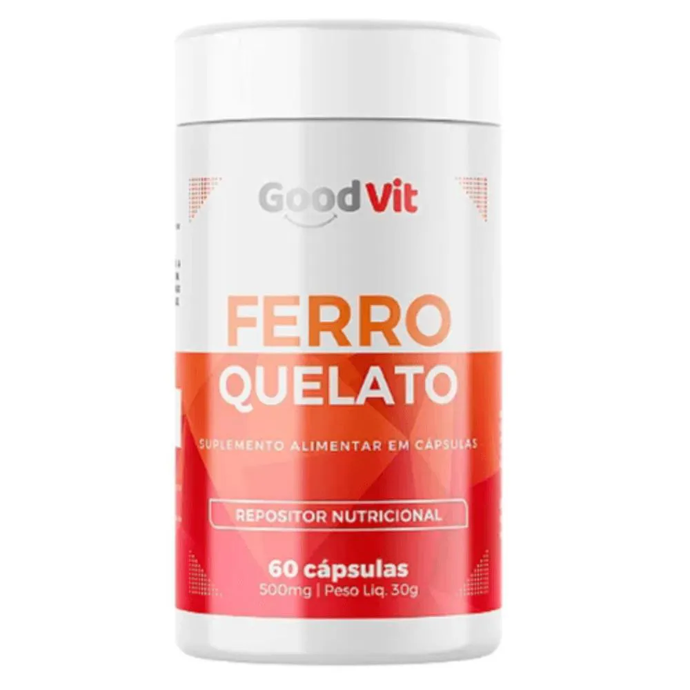 Ferro Quelato C/60 cápsulas - Good Vit