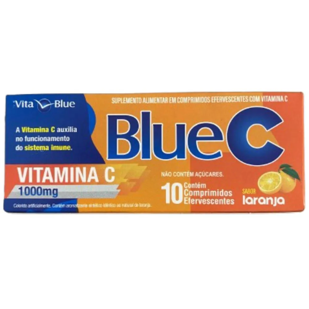 Blue C Laranja C/10 comprimidos Efervescentes - Vita Blue