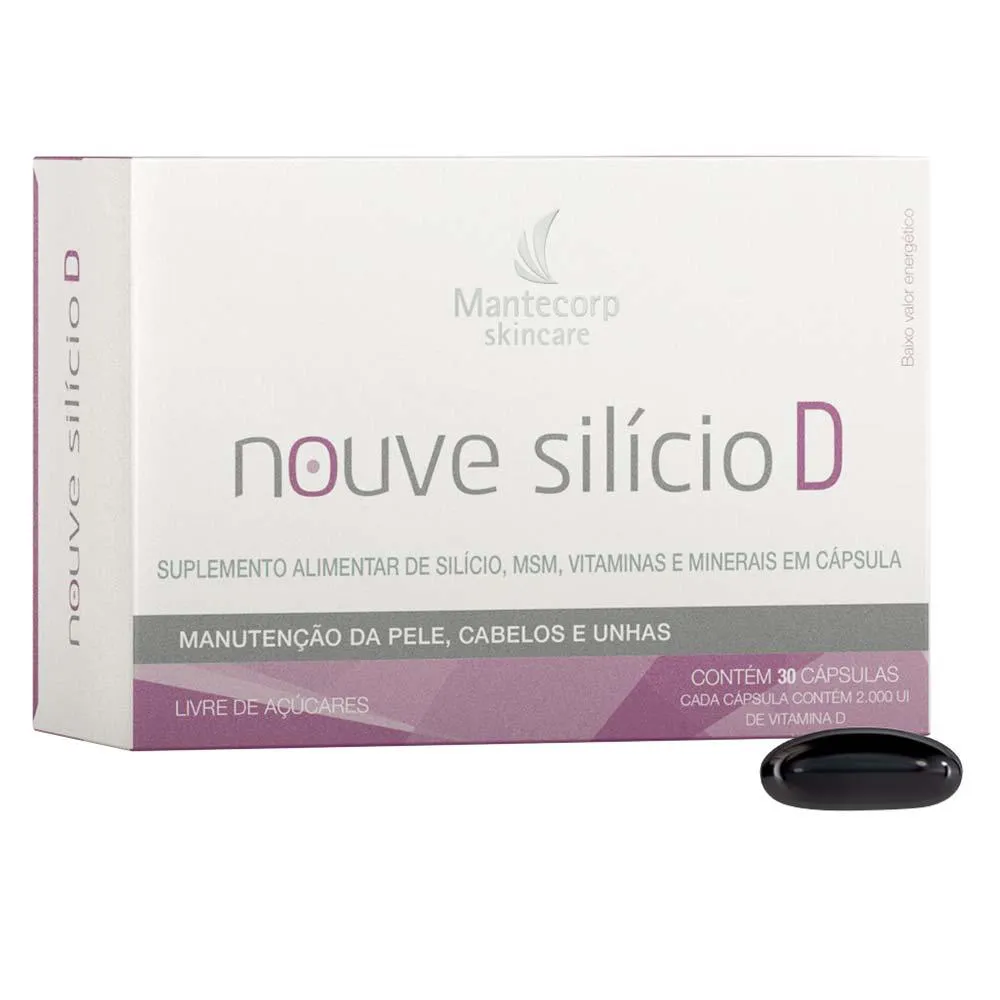 Suplemento Alimentar Mantecorp - Nouve Silício D - 30 caps