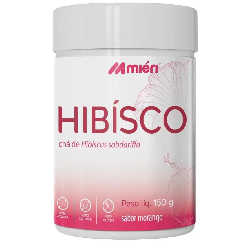 Chá de Hibísco em Pó 150G Hibiscu Sabdariffa