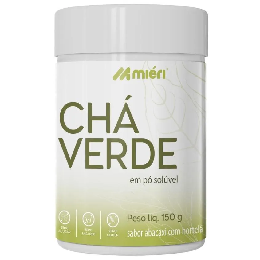 Chá Verde em Pó Solúvel 150G Extrato Seco
