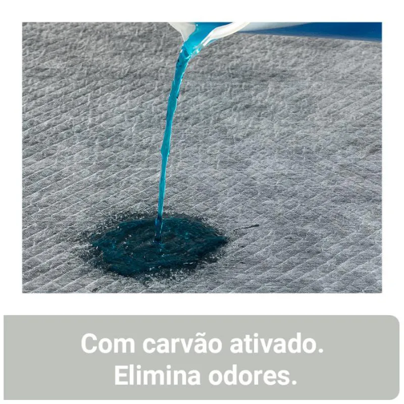 Tapete Higiênico Super Secão Slim Black 30Un 60X90Cm para Cães