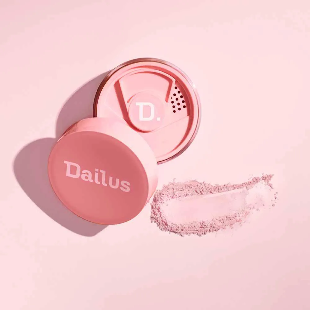 Pó Solto Facial Ultrafino Dailus Rosa