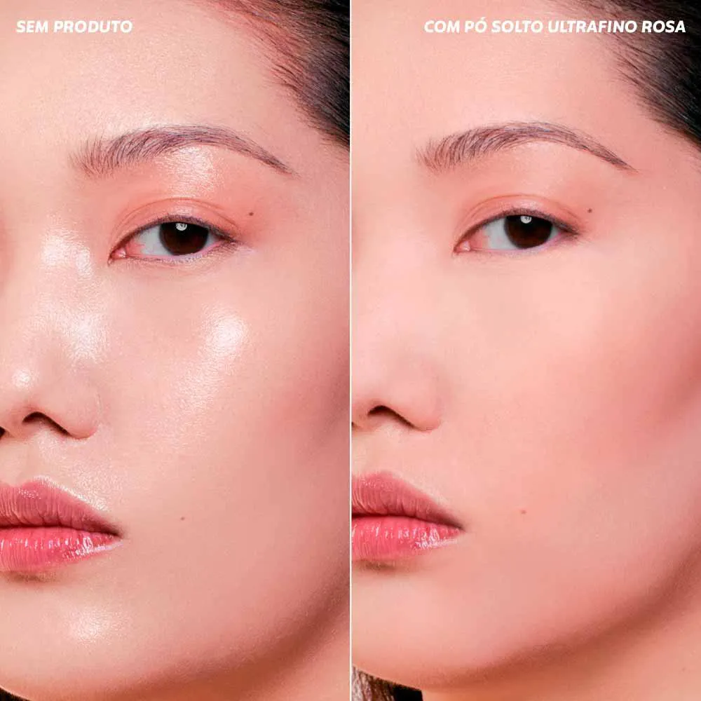 Pó Solto Facial Ultrafino Dailus Rosa