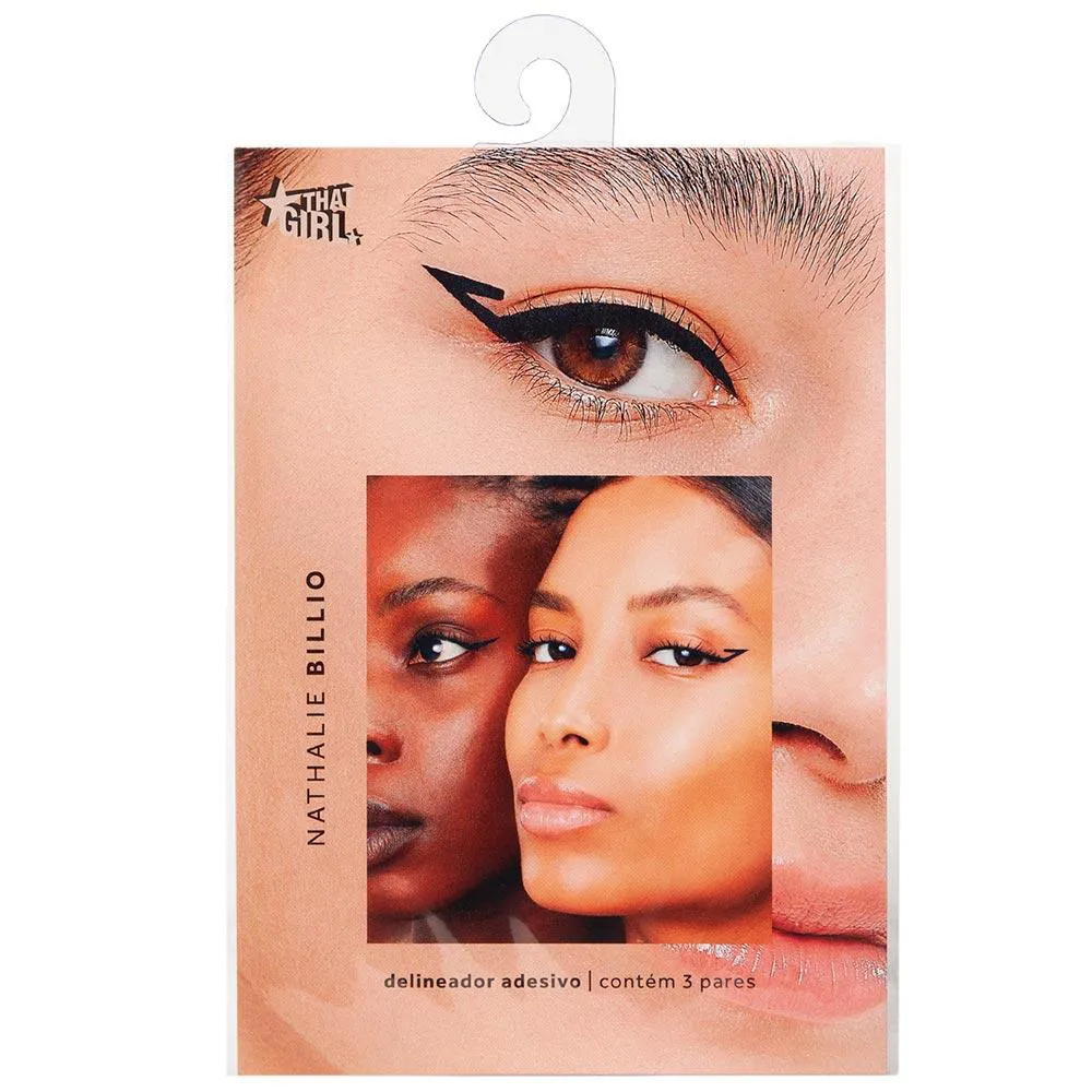Delineador Adesivo That Girl & Nathalie Billio Preto Vazado