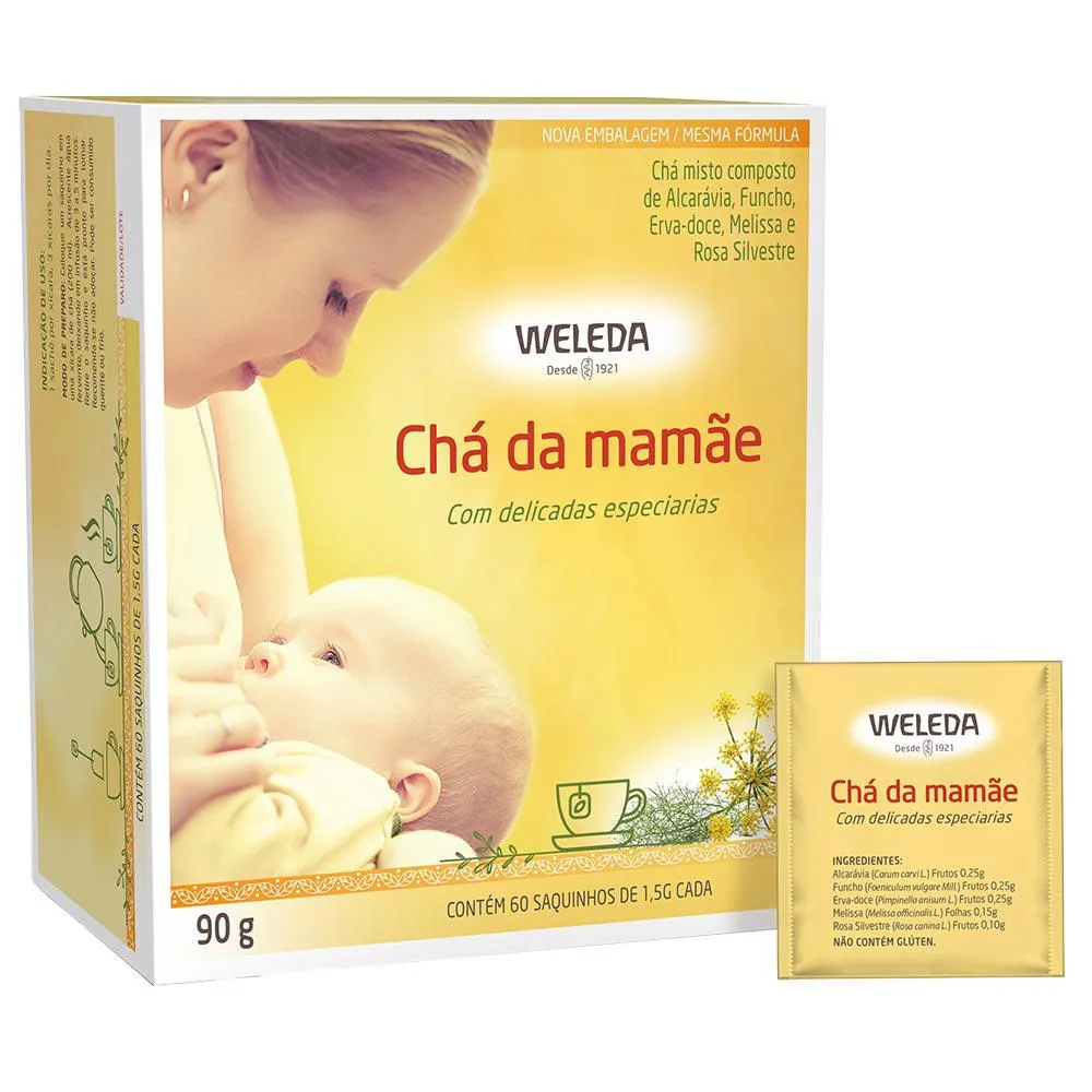 Chá para Amamentação Weleda Chá da Mamãe 60 UN