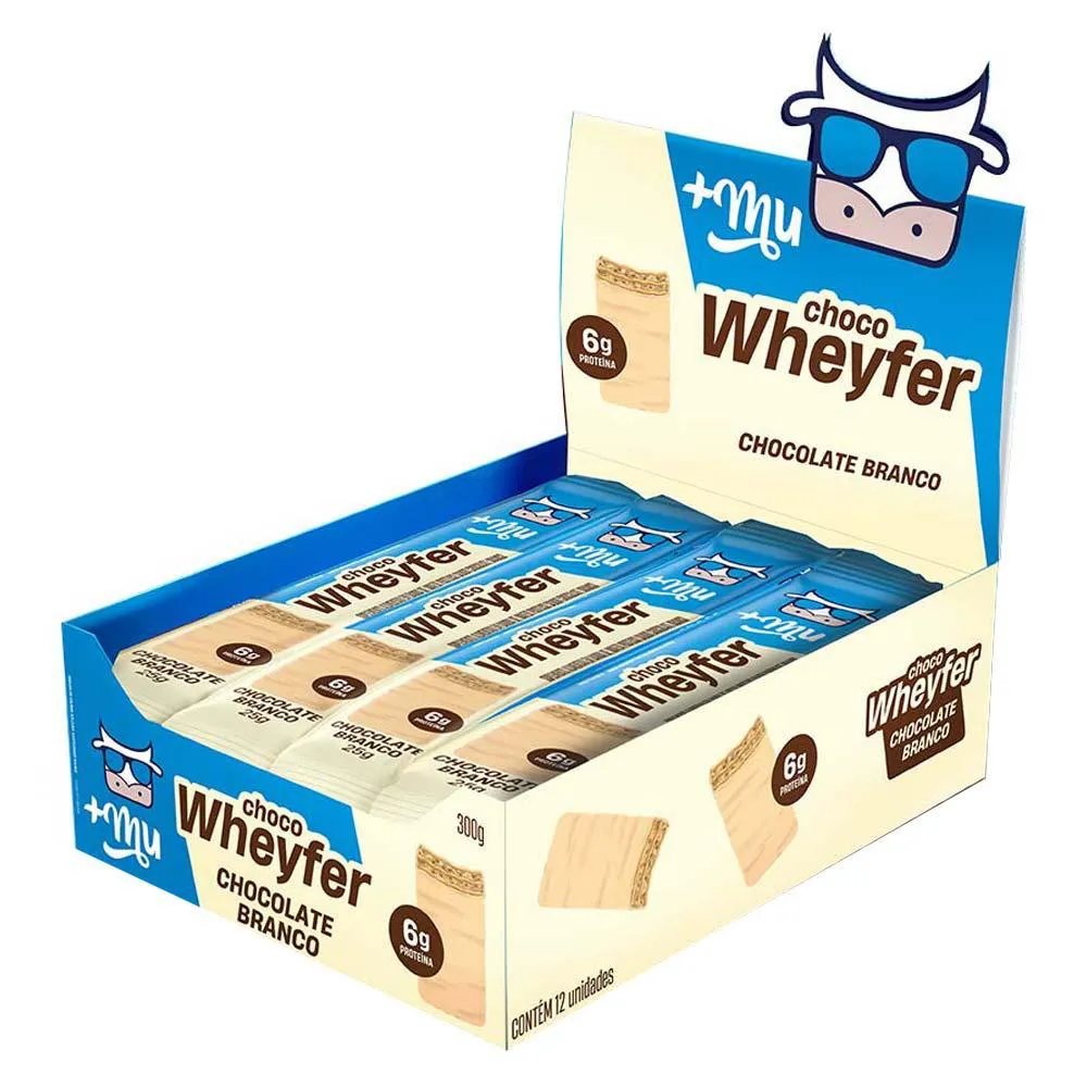 Display Chocowheyfer +Mu - Chocolate Branco 12un