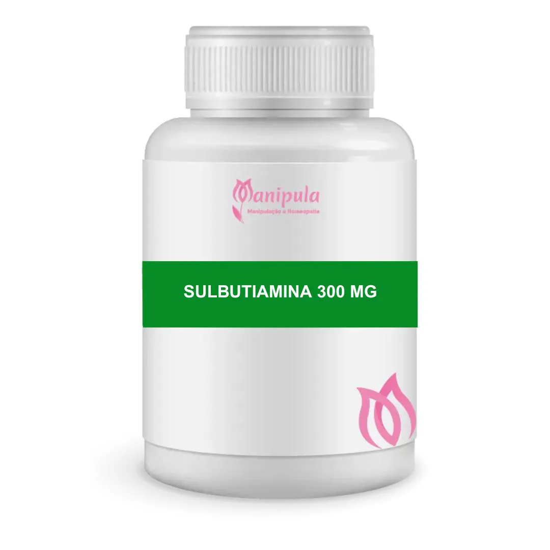 Sulbutiamina 300 Mg | Energia, Foco e Combate À Fadiga - 60 Doses em cápsulas Vegetais