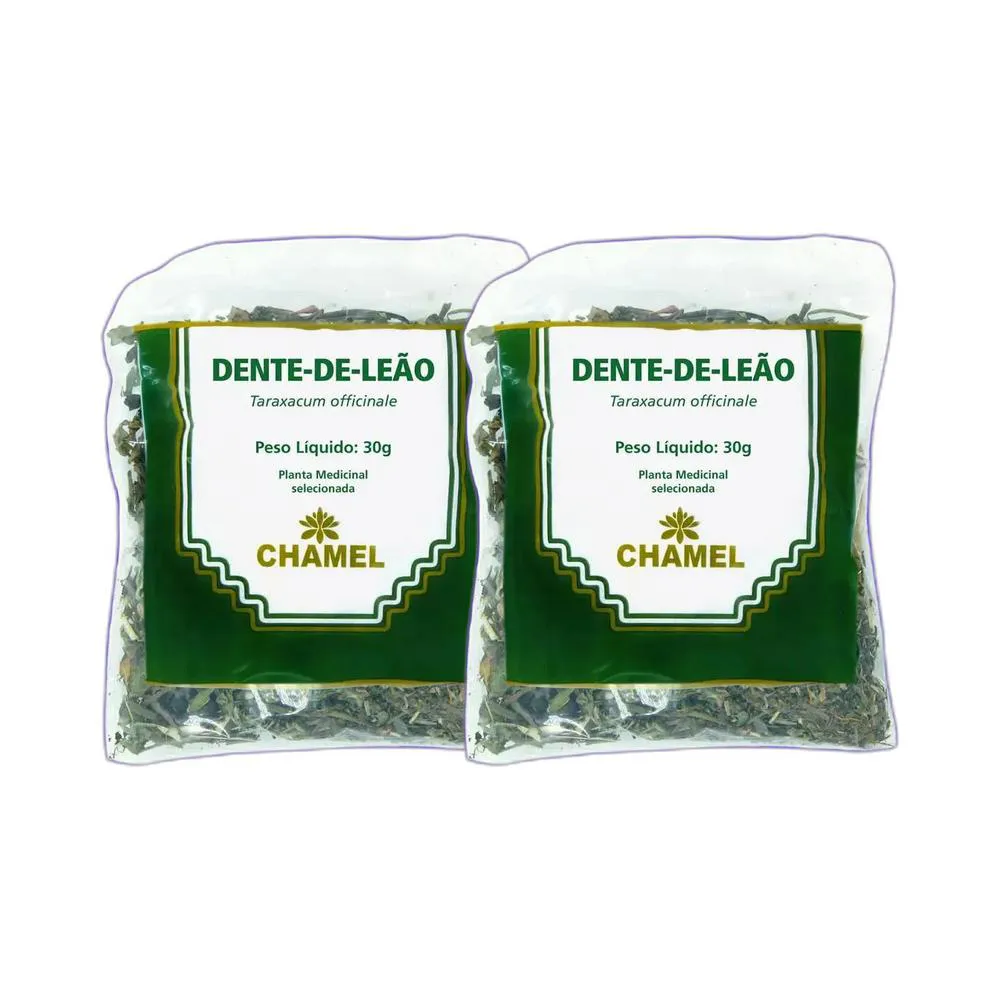 Kit 2X Chá Pacote Dente de Leao 30G - Chamel
