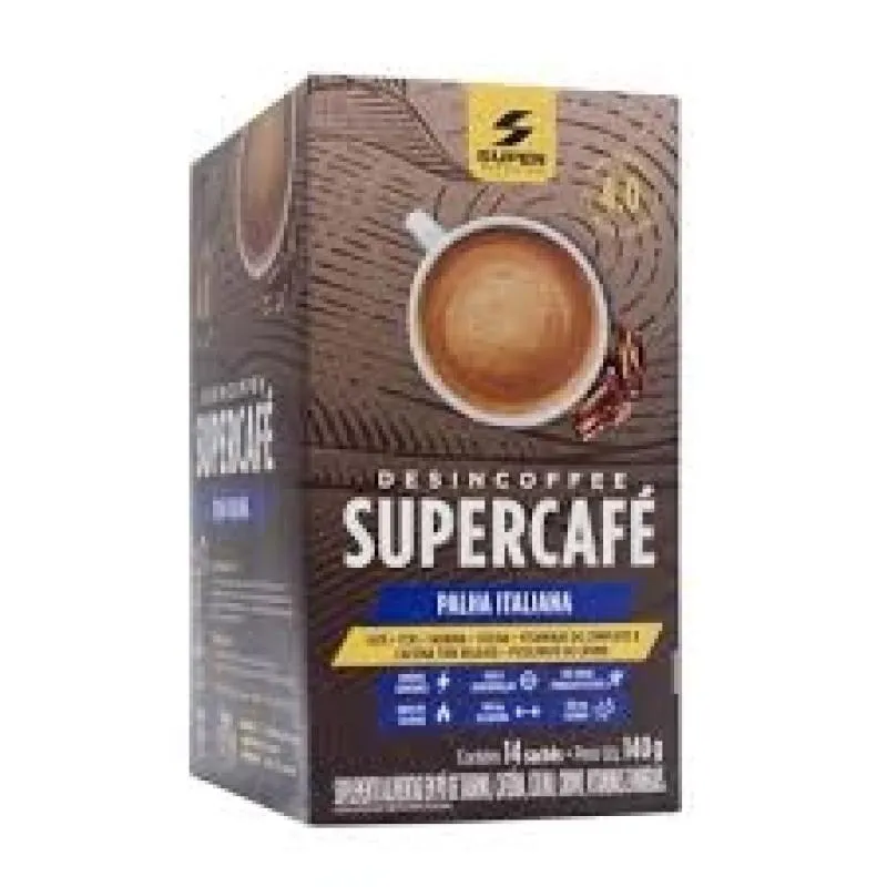 Stick Supercafe Display 140g (14 Unid 10g) - Sabor: Palha Italiana