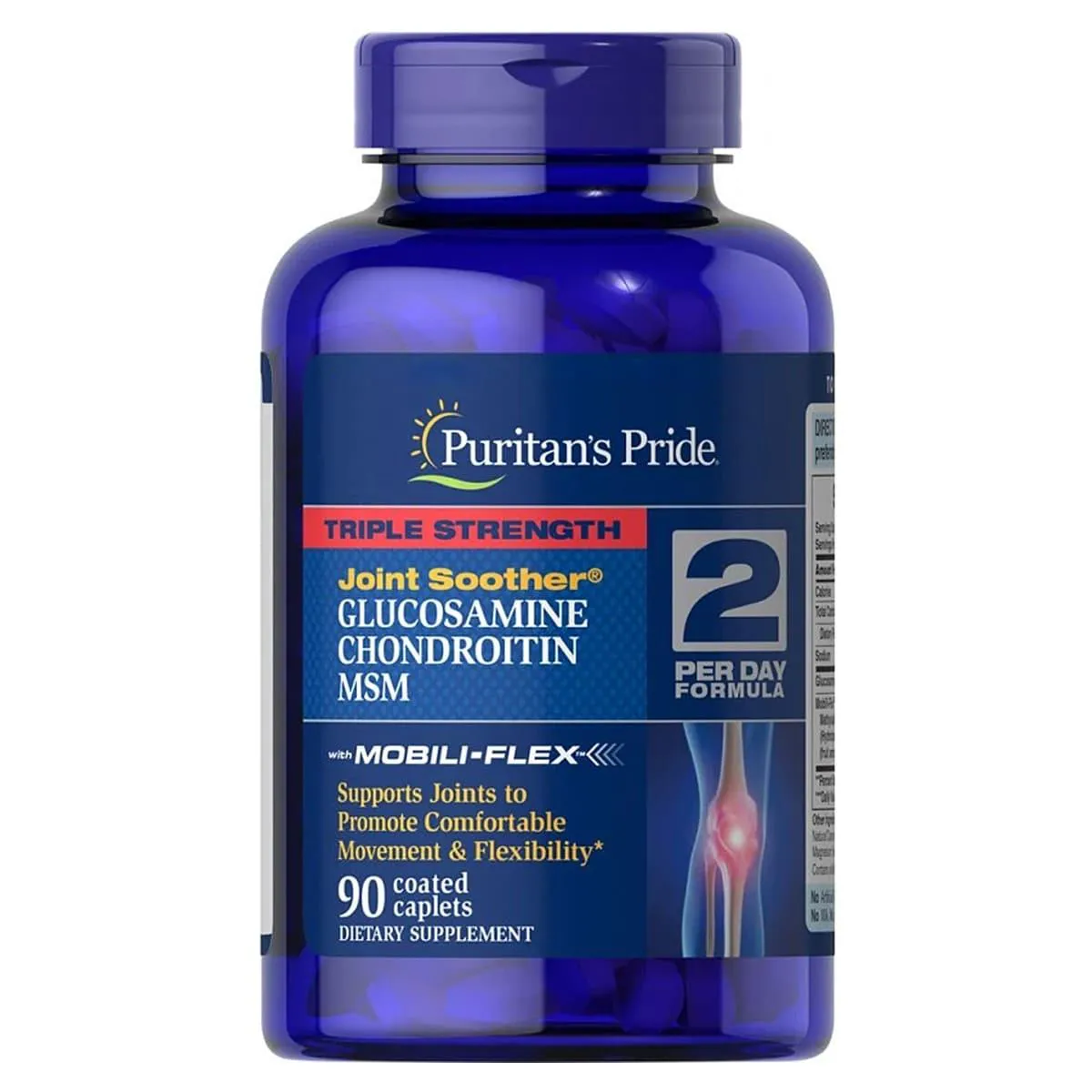 Glucosamina Condroitina Msm 90 Tabletes - Puritan's Pride - Importado Importada e Original Usa