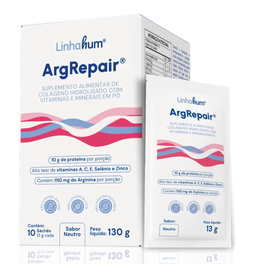Kit Argcir Argrepair Linhahum  Suplemento SEM Sabor