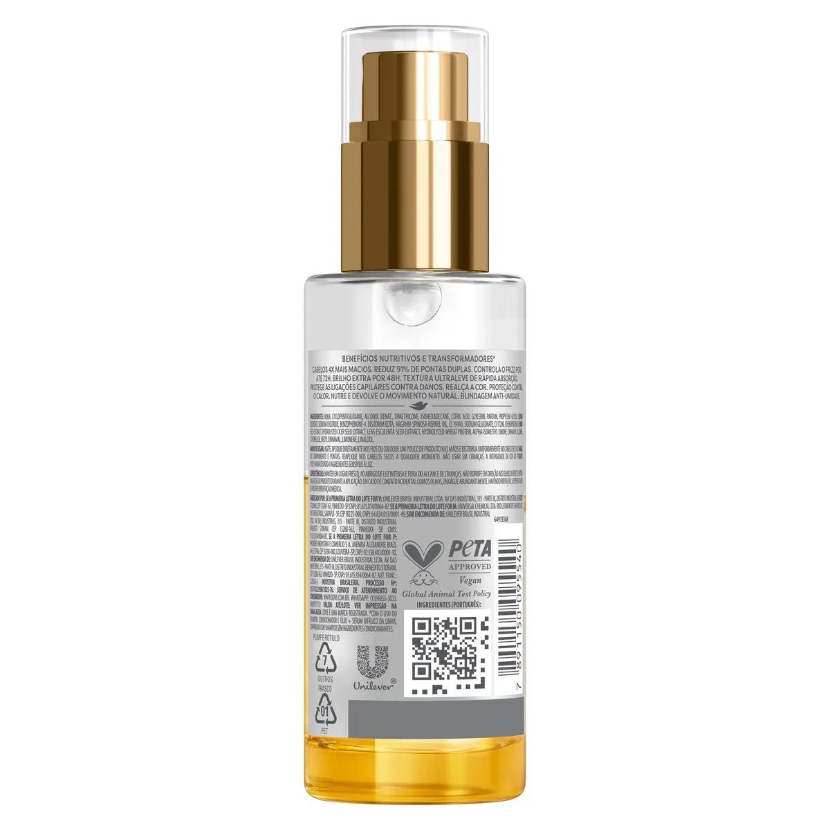 Óleo + Sérum Bifásico Dove Bond Intense Repair + Peptídeo110ml