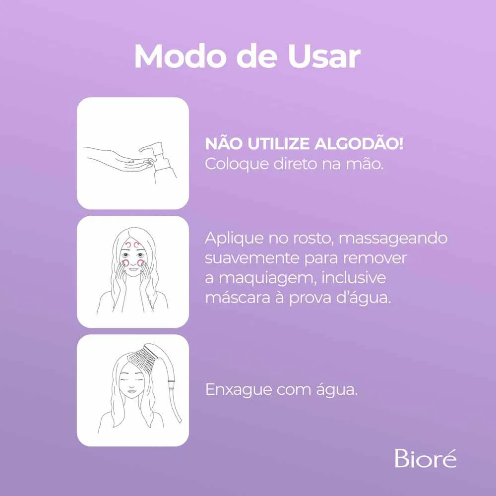 Óleo Demaquilante Facial Bioré - Cleansing Oil Refil 210 ML