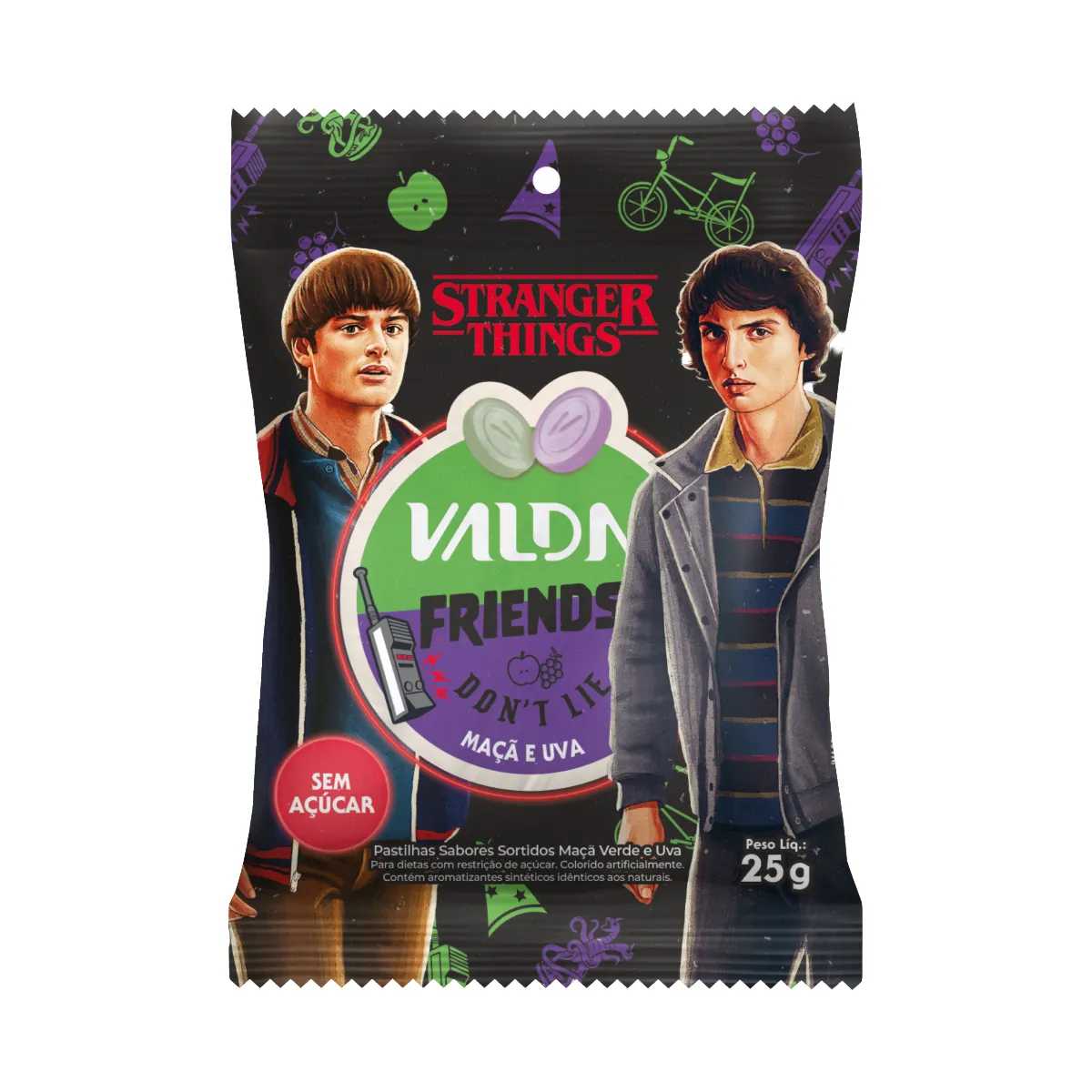 Pastilha Valda Stranger Things Waffle 50g