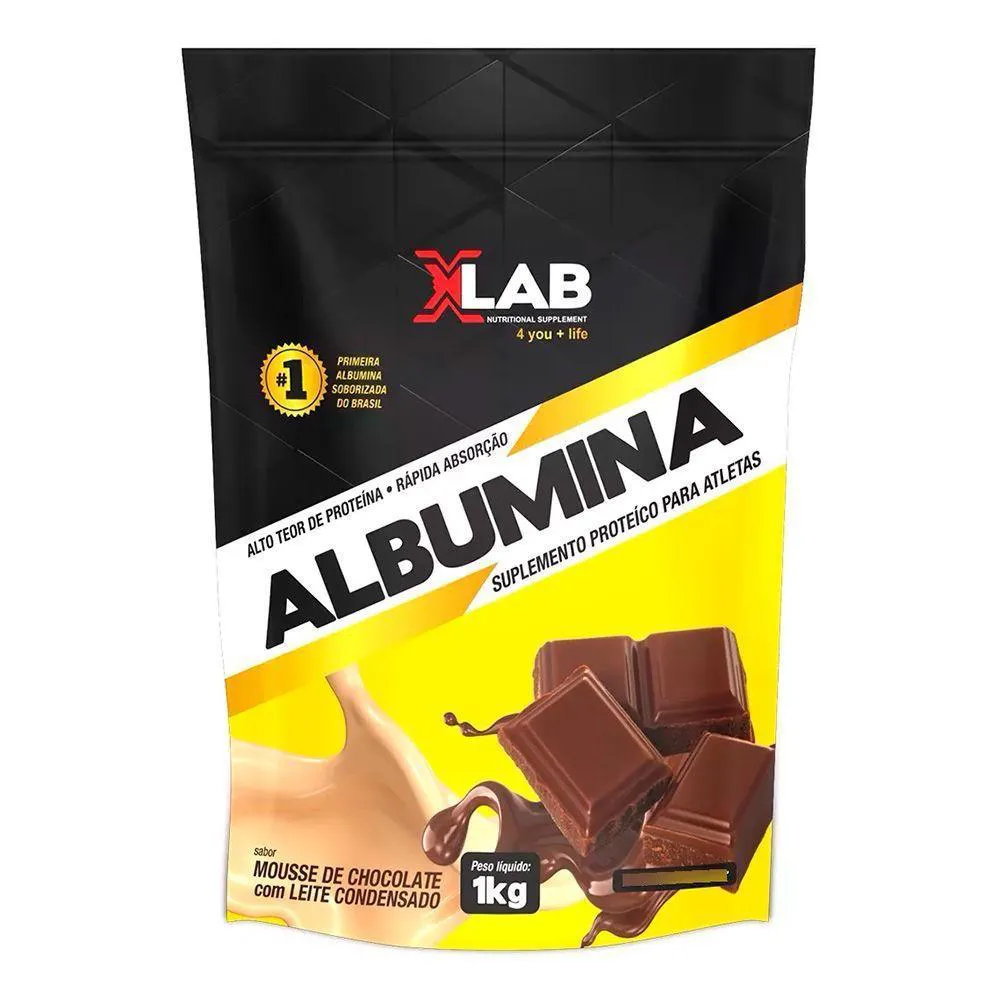 Albumina 1Kg Sabor Chocolate com Leite Condensado X-Lab