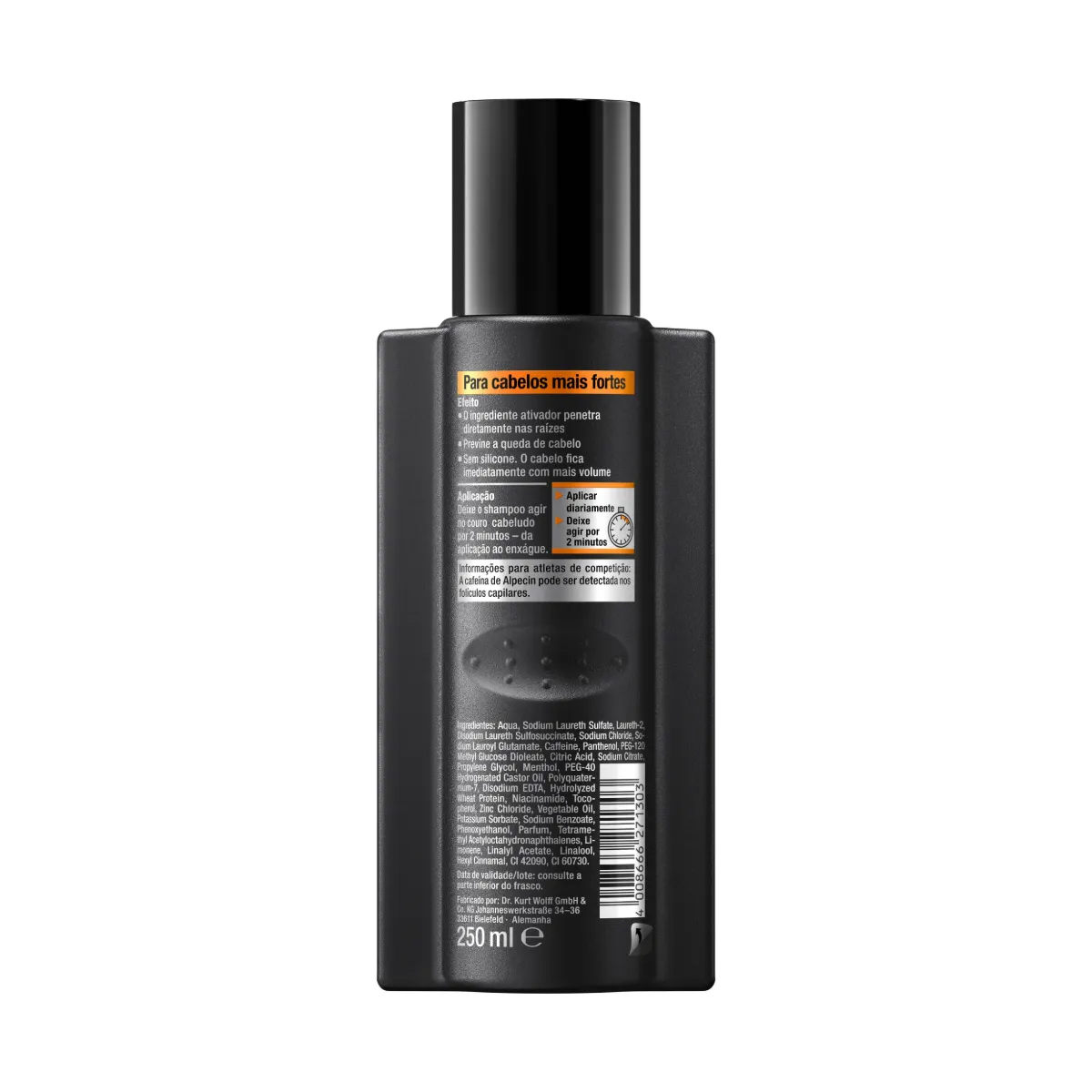 Shampoo Antiqueda Alpecin Caffeine Black Edition 250ml
