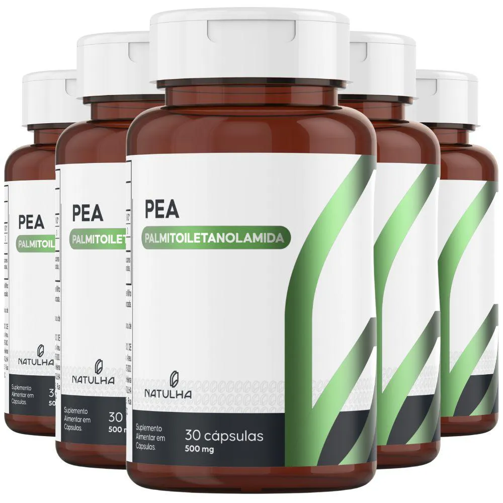 Kit 5X Pea (Palmitoiletanolamida) 150Mg 30 Capsulas - Natulha