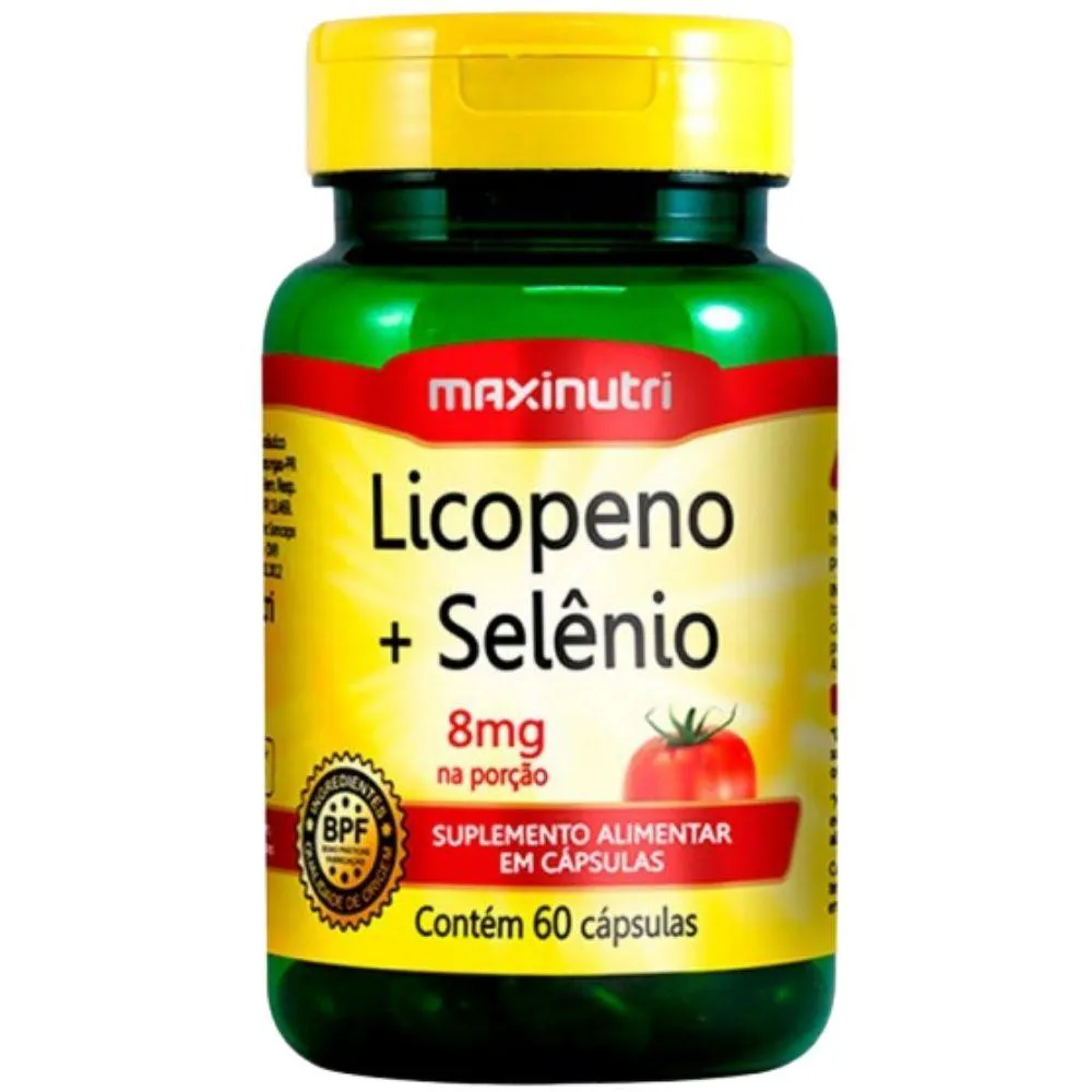 Licopeno + Selênio 60 Cápsulas - Maxinutri