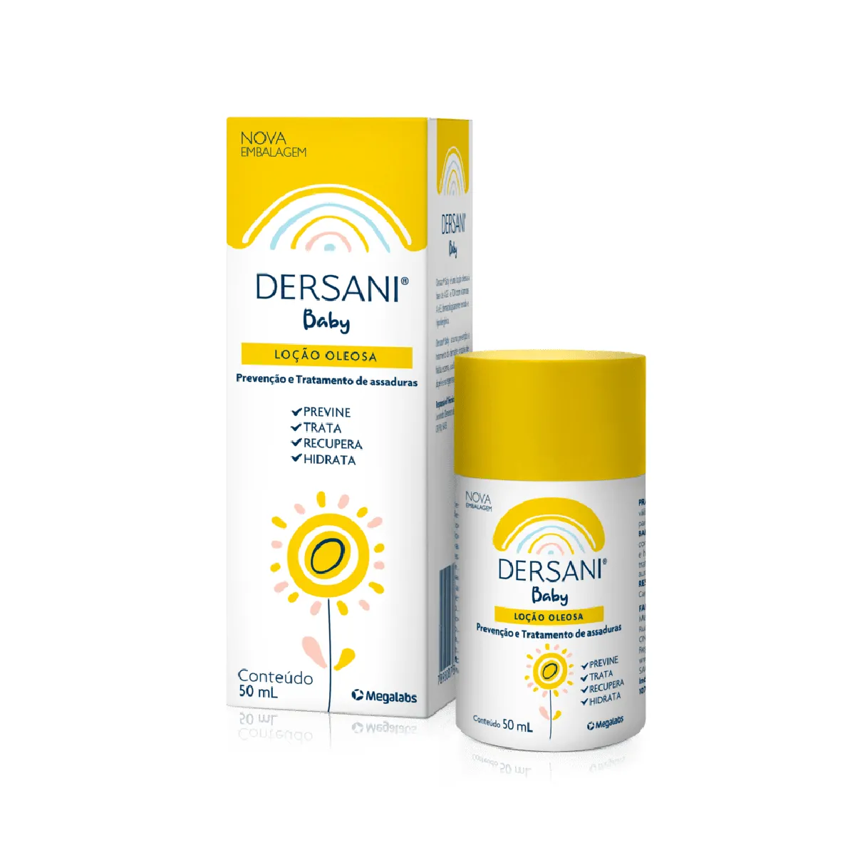 Loção Oleosa para Assaduras Dersani Baby Hipoalergênico 50ml