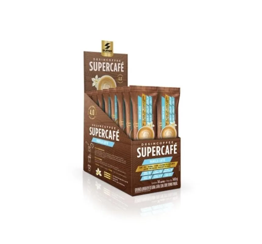 Stick Supercafe Display 140g (14 Unid 10g) - Sabor: Vanilla Latte