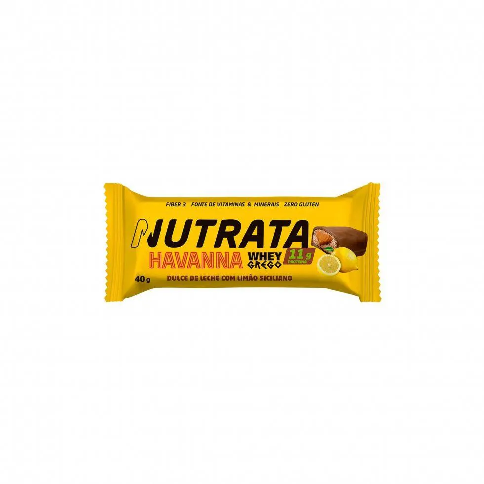 Whey Grego Bar Havanna (40G) - Sabor: Dulce de Leche e Limão Siciliano