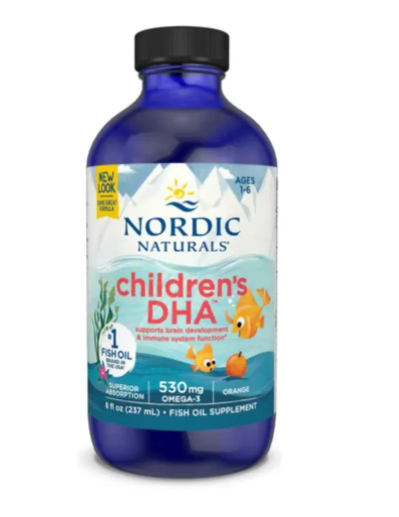 Children's Dha™, Idades 1+, Morango, 237ml - Nordic Naturals