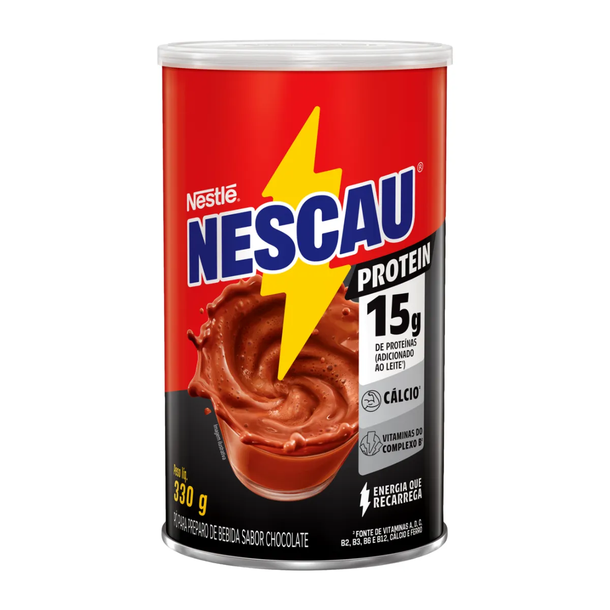 Suplemento Alimentar Nescau de Chocolate Lata 330g